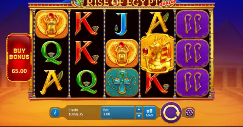 Play in Rise of Egypt: Deluxe slot online from Playson for free now | www.plrtips.com